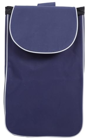 TOYANDONA Shopping Cart Replacement Bags Thickened Oxford Pouch for Trolley Cart Side Pockets Reusable Grocery Bags