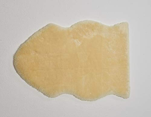 Naturally Sheepskins Weiches Lammfell für Baby und Kleinkind, ca. 85-90cm, Naturform, Kuscheldecke, Krabbeldecke