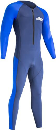 CRESSI Men's Wahoo Man Monopiece Wetsuit Light Blue 2mm S/2 Einteiliger Neoprenanzug 1,5/2 mm Premium Neopren und Elastan, Blau/Hellblau-Herren