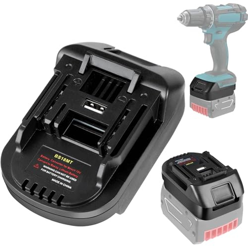 für Bosch zu Makita Akku Adapter, für Bosch 18V GBA Lithium Akku umwandeln zu Makita 18V Lithium Akku, Konverter BS18MT Verwendung mit Makita Akku-Elektrowerkzeugen
