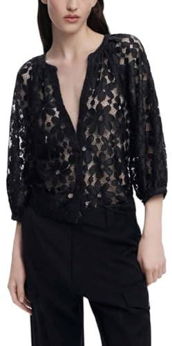 Desigual BLUS_MUSAS, 2000 Black, XL