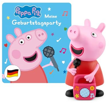 tonies Peppa Pig - Figura de audición para Caja Toniebox, mi Fiesta de cumpleaños, Juego de Audio para niños a Partir de 3 años, Tiempo de reproducción de 43 Minutos Aprox