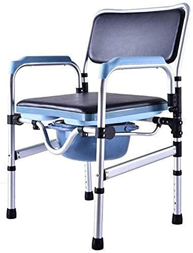 Déambulateur Pliable Déambulateur Déambulateur Déambulateur Pour Personnes Âgées Déambulateur, Chaise De Toilette Fauteuils Roulants Avec Commodes Chaise De Douche Aide Au Pliage Légère Assemblage Fa