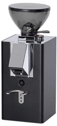 La Pavoni New Kube Mill, Macinacaffè LPGKBN02EU, Tramoggia da 150 g e Macine Piatte da 50 mm, Manopola Easy Setting, Sistema Anti-Vibrazione, 310 W, Nero Opaco