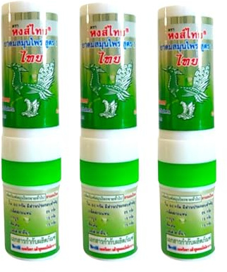 Hong Thai Riechstift – Traditioneller Thai Aroma-Stick mit ätherischen Ölen – 100 % natürlich – Grün (3)