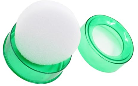 Ciieeo Finger Wetting Device for Cashiers Green Sponge Pad Finger Grip Moistener for Counting Money for Currency Handling