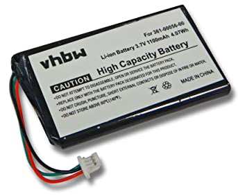vhbw Akku kompatibel mit Garmin DriveSmart 5, 50 LMT-D, 51 LMT-D EU, 55, 61 LMT-S, 65 GPS Navigation Navi (1100mAh, 3,7V, Li-Ion)