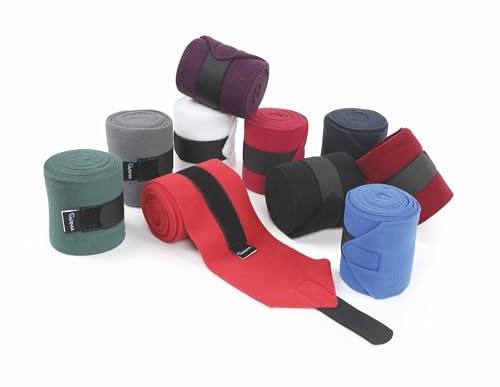 Shires Fleece Bandages Black