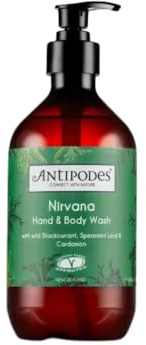 Nirvana Hand and Body Wash – Vitamin C Shower Gel with Kiwi Seed Oil – Cleanses, Rejuvenates & Nourishes Dry Skin, Oily Skin & Blemish Prone Skin – 500ml