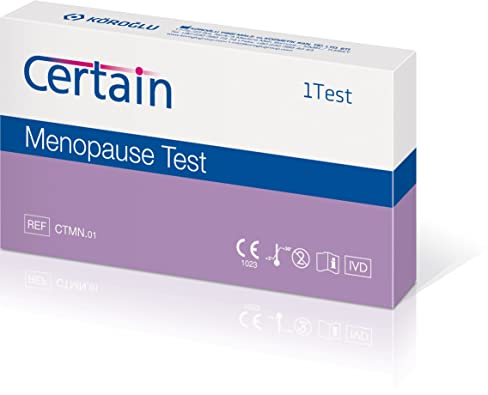 Certain Menopause Test Kit for Women 1 Test - Perimenopause Test Kit, FSH Test Menopause, Pre Menopause Test - Hormone Testing Kit Women, Menopause Tests for Accurate Results