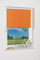 K-home Verdunklungsrollo, Polyester, Orange, 80 x 150 cm