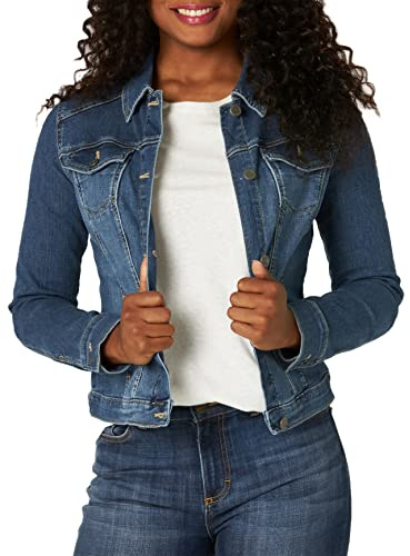 Riders by Lee Indigo Denim Jacket, Weathered, X-Large