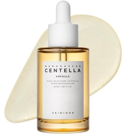 SKIN1004 Madagascar Centella Asiatica Ampoule Facial Serum 1.85 fl.oz, 55ml, Soothes Acne Prone and Sensitive Skin