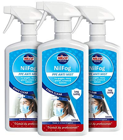 Motor World Nilco Nilfog EPP - Spray antivaho para gafas y visera de motocicleta, 500 ml
