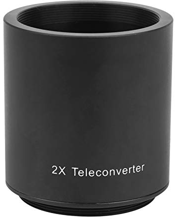 PUSOKEI Convertidor de Lente Tipo Bayoneta M42-0,75 mm T2 Teleconvertidor de Aumento 2X - Teleconvertidor de Lente para Montaje en Bayoneta M42 mm 650‑1300 mm 900 mm 420‑800 mm