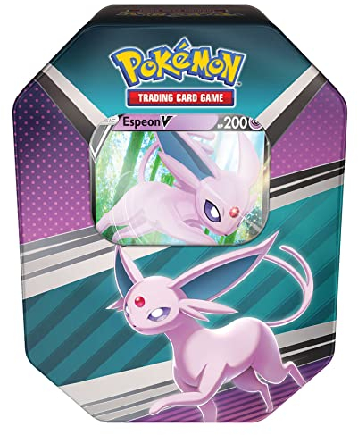 Pokémon TCG: V Heroes Tin Espeon (1 Foil Card & 4 Booster Packs),Single,Multicolor