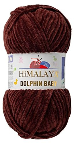 1 förpackning/nystan Himalaya Dolphin Baby, varje sträng 100 g, 120 m/132 yd, superbulkgarn i superbulkgarn, sammetsgarn, stickgarn, babygarn 80336
