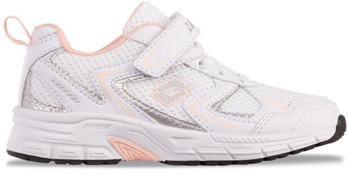 Lotto Scarpe da Ginnastica Unisex per Bambini Kitaura K, Rosa Bianca., 34 EU