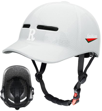 Casque de vélo - Casque de vélo pour adultes - Casque de sécurité comme casquette de baseball pour femmes, hommes et adolescents pour le cyclisme, le patinage et la trottinette