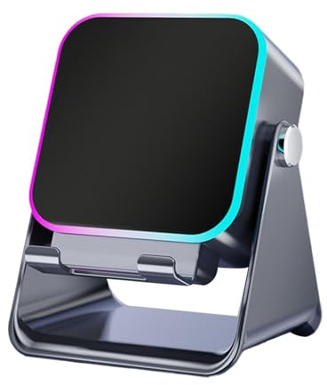 Fold Sound Dock - Induction Speaker Station for Smart Audio | Folding Phone Holder, Wireless Playback Hub & Sleek Compact Design for Office, Travel & Birthday Gift Use 4.76x2.87x2.32in