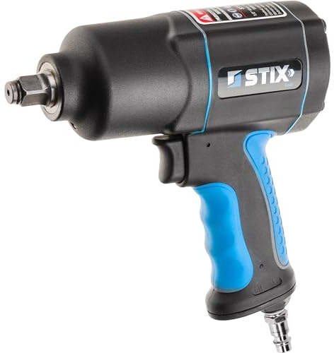 Stix Automotive Equipment Llave de impacto neumática 1/2 - Llave de Impacto de Aire 1700Nm - conexión de aire 1/4 - llave neumática