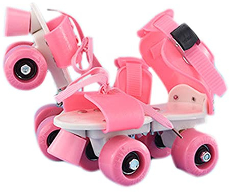 LegendTech Roller Skates, Double Row Roller Skates, Adjustable, 4 Wheels Children’s Skates For Beginners, Safety Buckle System And Reinforced Straps,Breathable, For Boys And Girls