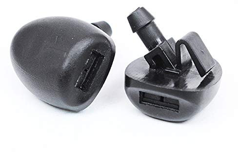 2Pcs Buses de lave-glace de pare-brise avant Buse de jet de lave-glace de pare-brise pour Peugeot 206 206+ 407