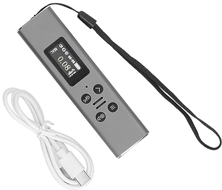 Tyenaza Geiger Counter Nuclear Radiation Detector, Portable Handheld Radiation Dosimeter with TFT HD Display, 400mAh Rechargeable Radiation Monitor Meter for Home Outdoor(Silver)
