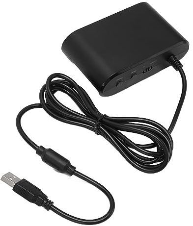 Convertitore Joystick N64, Due per Controller N64 per o PC, Adattatore Convertitore Gamepad 2 in 1 per PC