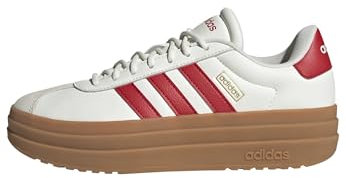 adidas Damen VL Court Bold Shoes, core White/Better Scarlet/Gold met., 37 1/3 EU