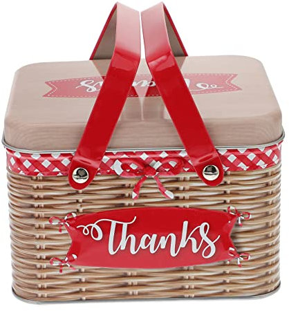 SOIMISS Cookie Candy Jar Sugar Container Vintage Style Storage Boxes Lids for Candy Buffet Parties
