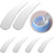 YUXIANLB 6PCS Stainless Steel Mini Makeup Spatula Cosmetic Spatula Metal Face Mask Applicator Skincare Tools Skincare Scoop Face Massage Beauty Accessories for Mixing and Sampling Eye Cream