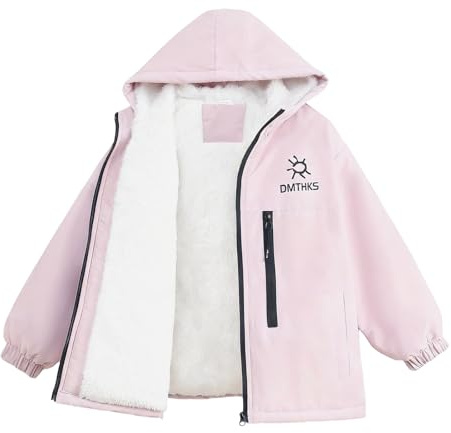 Générique Veste d'Équitation Unisex Coat Manteau d'Hiver pour Garçons et Filles, Doublé Polaire Épaisse, Coupe-Vent et Thermique, Idéal pour les Enfants et les Adolescents (6-7 Years)