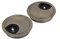 Doublelife SHANOER 2PCS Metal Cable Grommet Bronze (Zinc Alloy) for Management of Office & Computer Desk Wires (60mm/2.36inch)