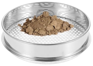 Setaccio Micron,Setaccio di prova rotondo,setaccio per farina,Colino in acciaio inox,seive a maglia fine,per cottura,cucina,casa,laboratorio, diametro 60 cm