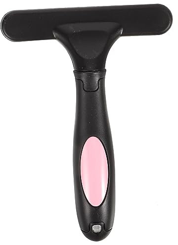 COLLBATH Pferdekamm Mit Tragbarem Griff Für Pferde Metallkamm Aus Kunststoff Und Rostfrei Und Langlebig Zur Fellreinigung Und Haarentfernung