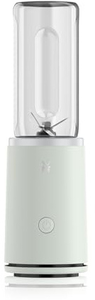 WMF Mix & Go Touch - frosty green, Smoothie Maker, Personal Blender, Einhandbedienung, 500 W Leistung, Standmixer, auslaufsichere To-Go Flasche, 0416770091
