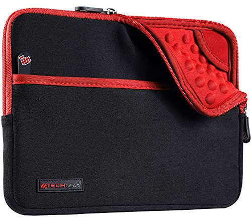 TECHGEAR Funda para Tablet de 9 a 11 Pulgadas Protectora de Neopreno Delgada Cremallera con al Interior de Burbujas Anti-Golpes Carcasa para iPad 10, iPad 9.7, iPad Pro 11, Pro 10.5, iPad Air 5/4