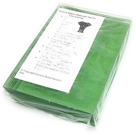 Bloque transparente Super Soft Lino 150 x 100 mm - Pack de 10 con guía de consejos y consejos