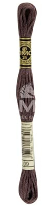 DMC 117MC-0009 sticktwist, bomull, 0009 brun, 8 m