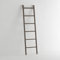 ARHome Escalera Decorativa, 160 x 40 cm, Fresno Rústico, Escalera para Ropa, Toallero, Made in Italy