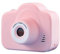 Andoer Esplosiva nuova fotocamera per bambini A3 mini videocamera reflex fumetto giocattolo fotocamera digitale videocamera HD rosa (doppia fotocamera anteriore e posteriore)