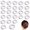 Retina per Capelli,25 Reti per capelli marroni,Retine per Capelli Invisibili con Bordo Elastico,per Invisibili Elastico Bordo Maglia per Balletto,Danza,Infermiera e Così via