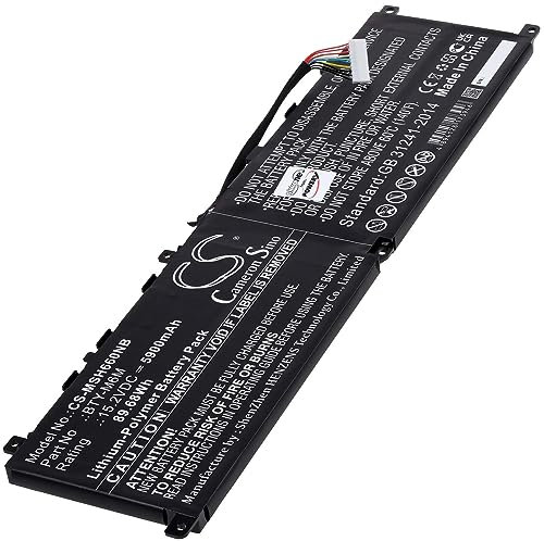 Batteria per laptop MSI Creator 15 A10sdt-263cz, 15,2 V, ai polimeri di litio