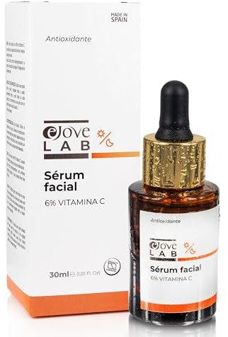 Serum Facial Vitamina C - Hidratante facial, Antiarrugas, Antimanchas para la cara - Serum contorno ojos Antiojeras Mujer y Hombre - Vitamina c serum facial skincare previene arrugas y acne - EJOVE