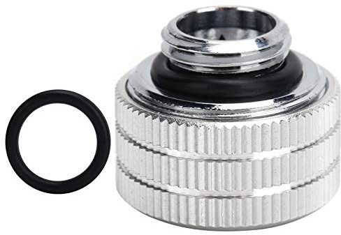 Tyenaza Clear Tee Fitting PC Vattenkylningsadapter Hårt rör Stelt rör Fitting Datortillbehör HYGKNT14MM (Silver)