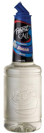 Finest Call Sugar Syrup | 1 Litre Bottle | Simple Syrup | Cocktail Ingredient |Pure Cane Sugar | Easy Pour | Bar Essential | Premium Ingredients | Cocktails, Drinks, Mocktails