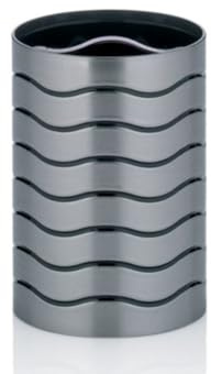 Kela Becher Muna aus Kunststoff in anthrazit, Plastik, 7.5 x 7.5 x 10.5 cm, 22831