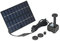 Decdeal 1.8W/9V Solar Teichpumpe Solar-Brunnen Wasserpumpe Garten Brunnen