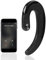 Bone Conduction Headphones, Wireless Bluetooth Bone Conduction Headset Earphone, Ear-Hook Stereo Earphones with Micphone, for iPhone iPad Samsung (Black)
